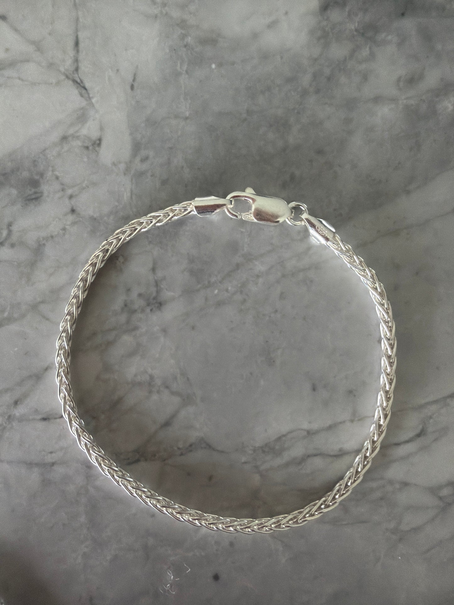 Python Sterling silver bracelet sample sale