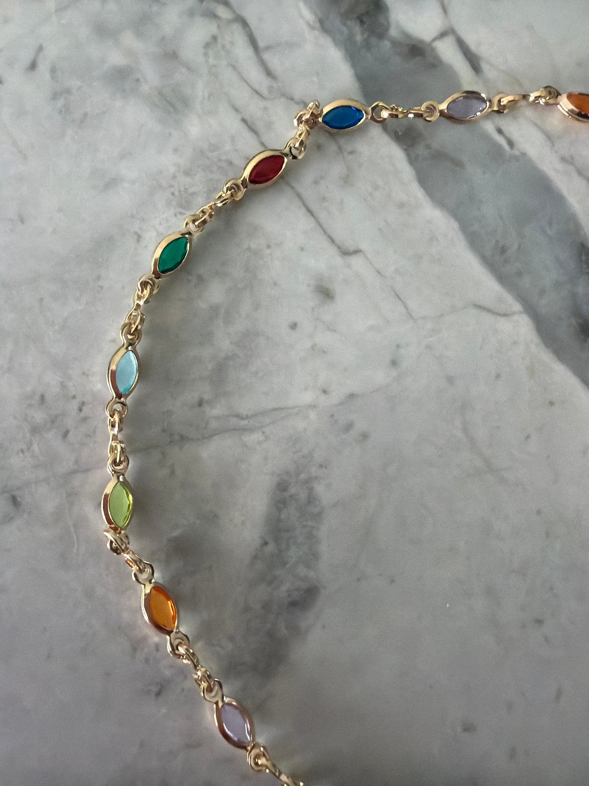 Art Deco Anklet | 18k Gold filled
