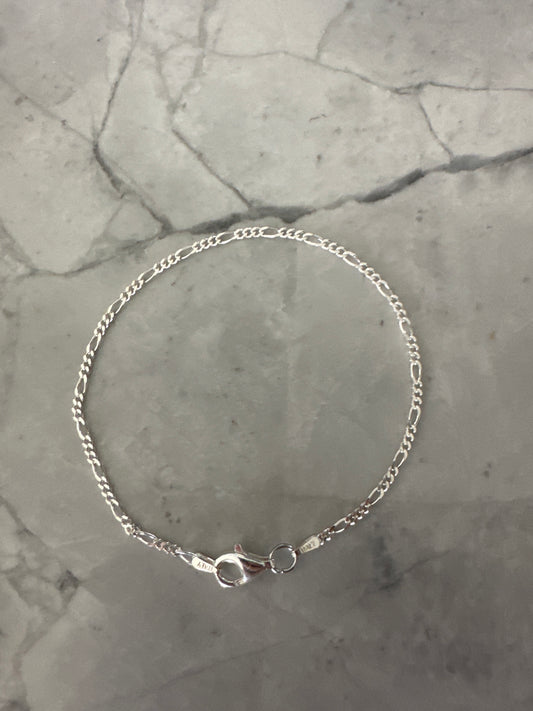 Dainty Cuban Bracelet Silver