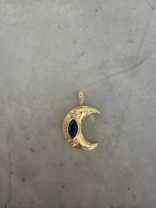 Crescent Moon Pendant | 18k Gold-Filled