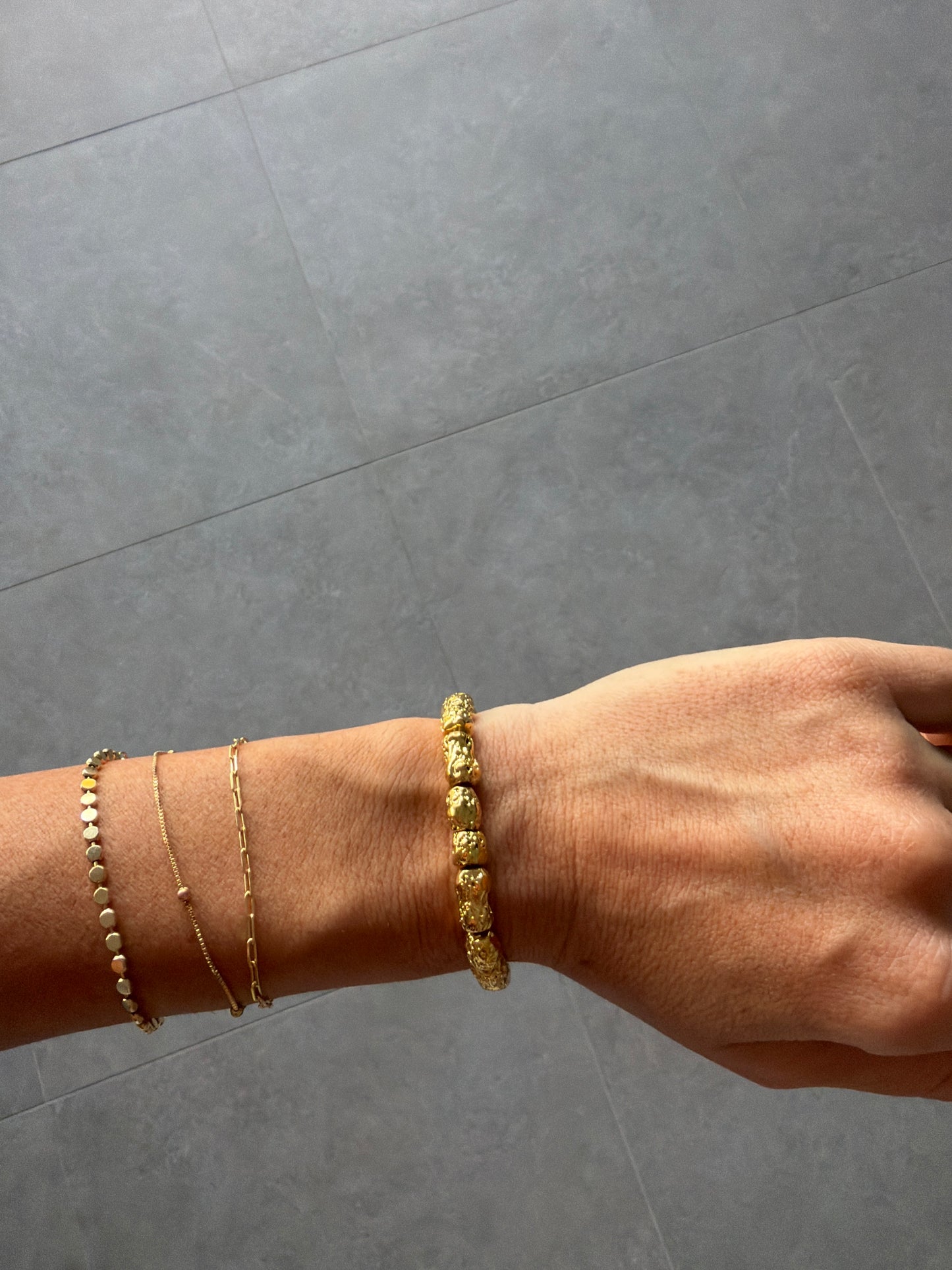 Cabo 24k lava bead bracelets