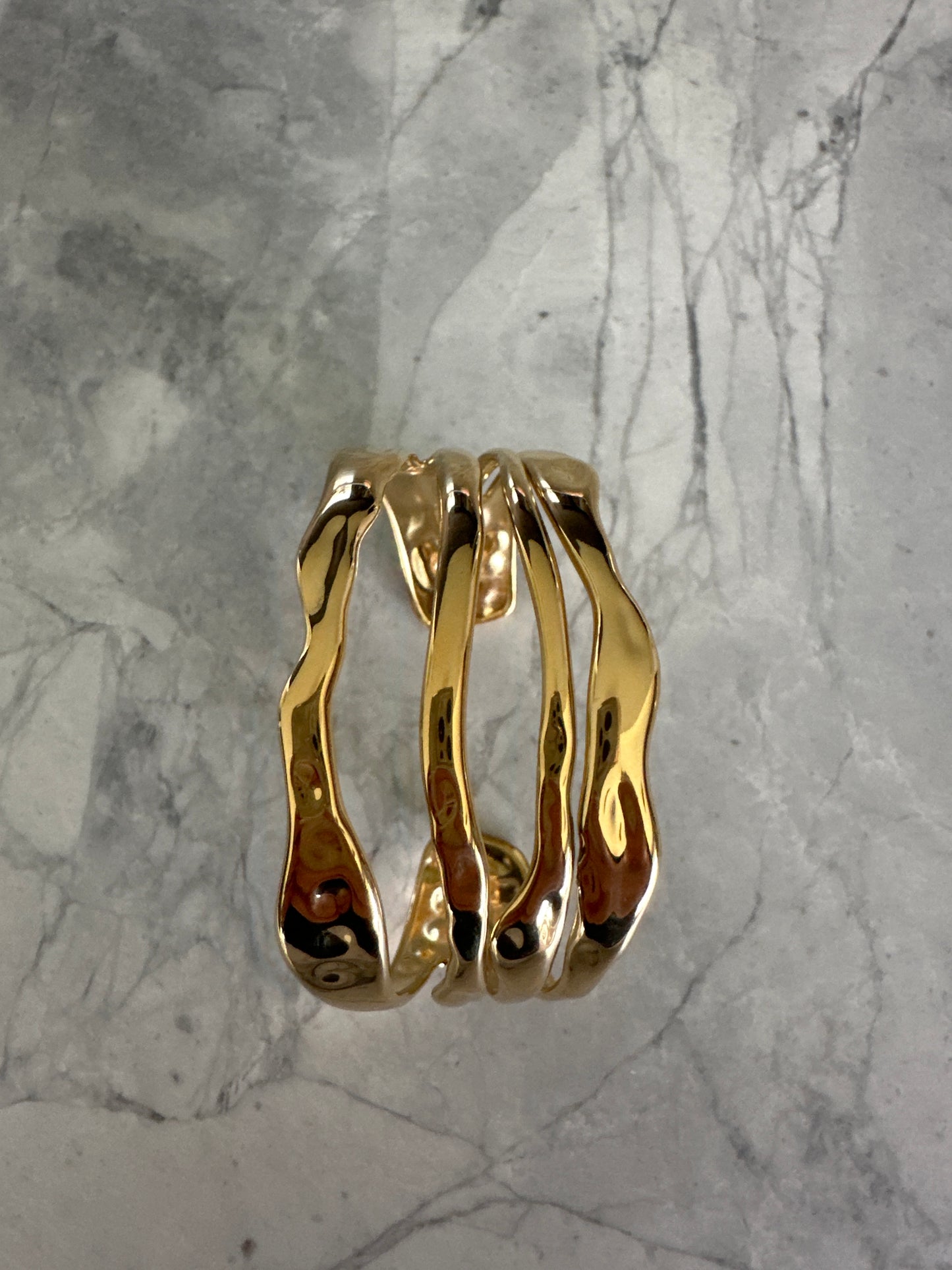 Mae Bold & Spirited Cuff | 18k Gold-Coated