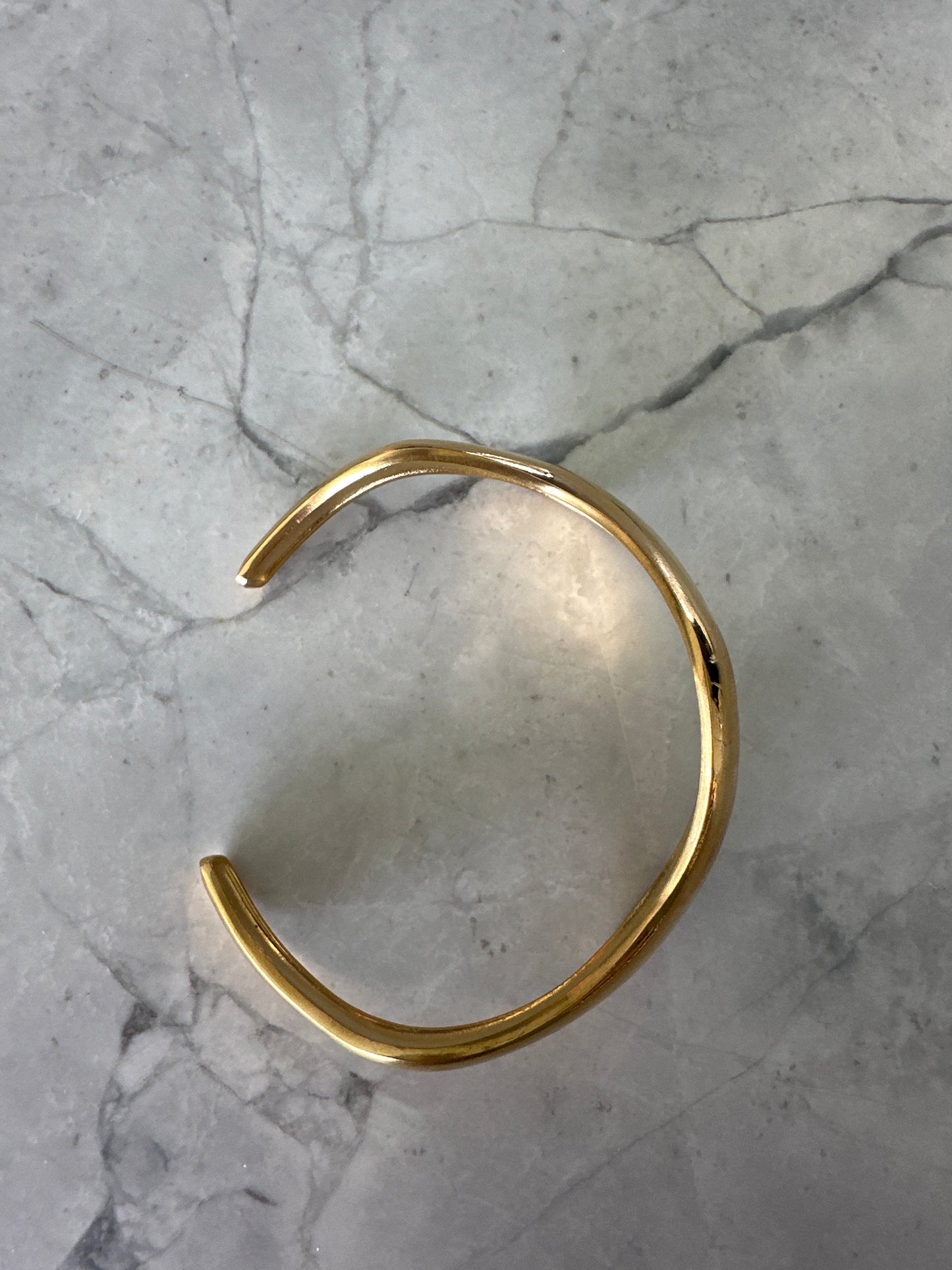 Zig Zag Cuff Adjustable Gold