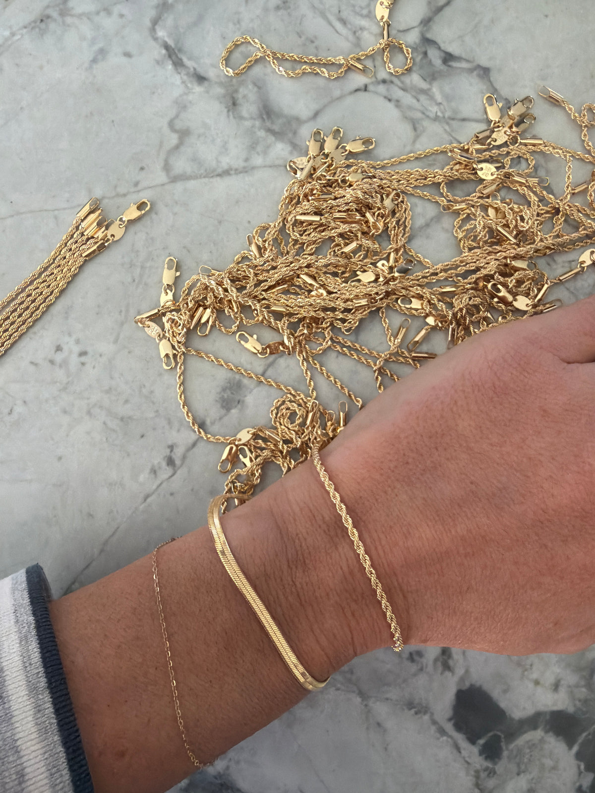 Marta Dainty Rope Tie Bracelet | 18k Gold-Filled