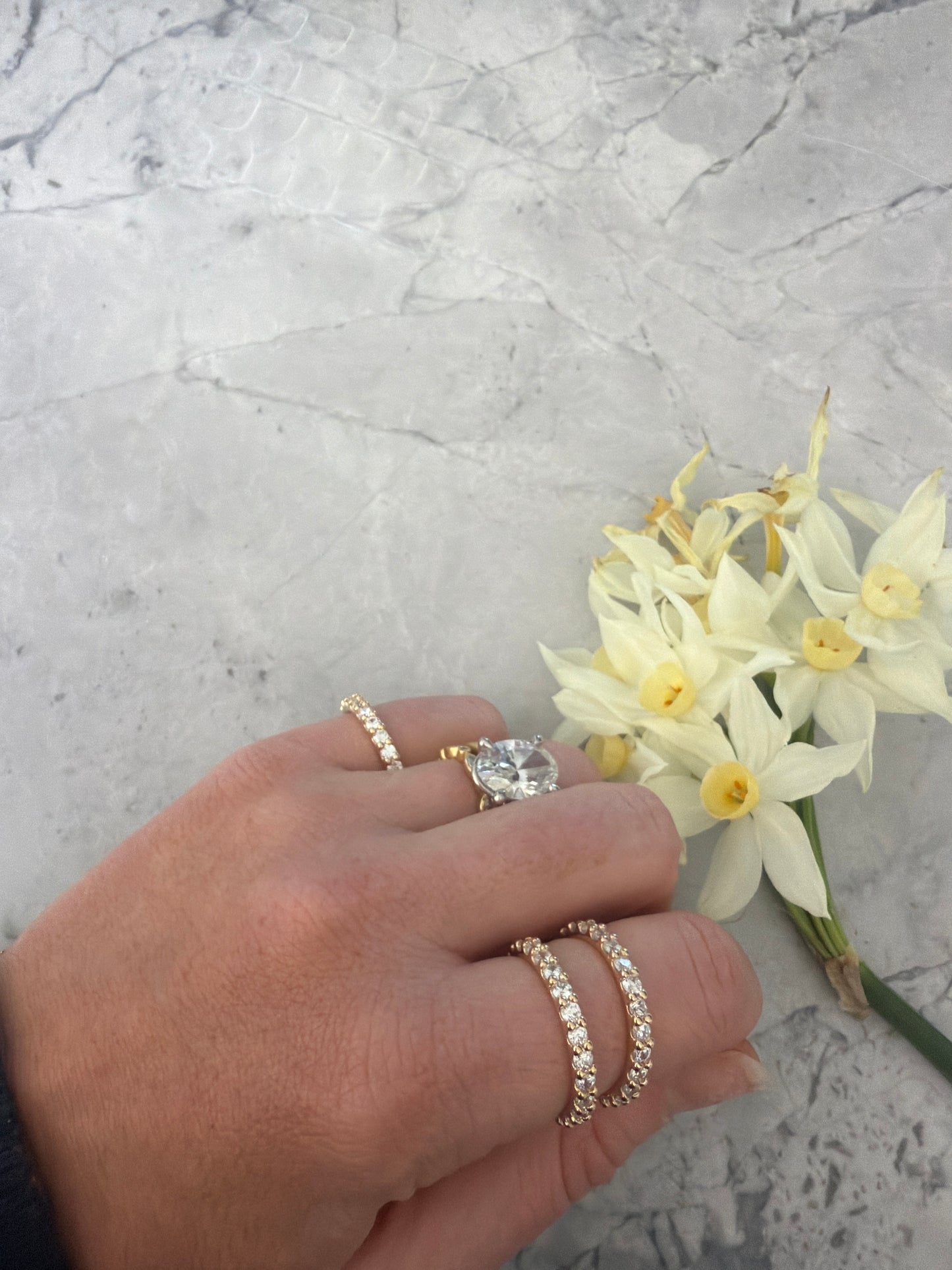 Arabella Eternity Ring | 18k Gold-Filled