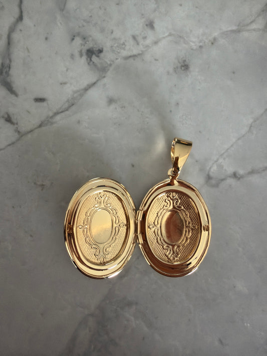 DIY Pendant Locket 18k gold filled