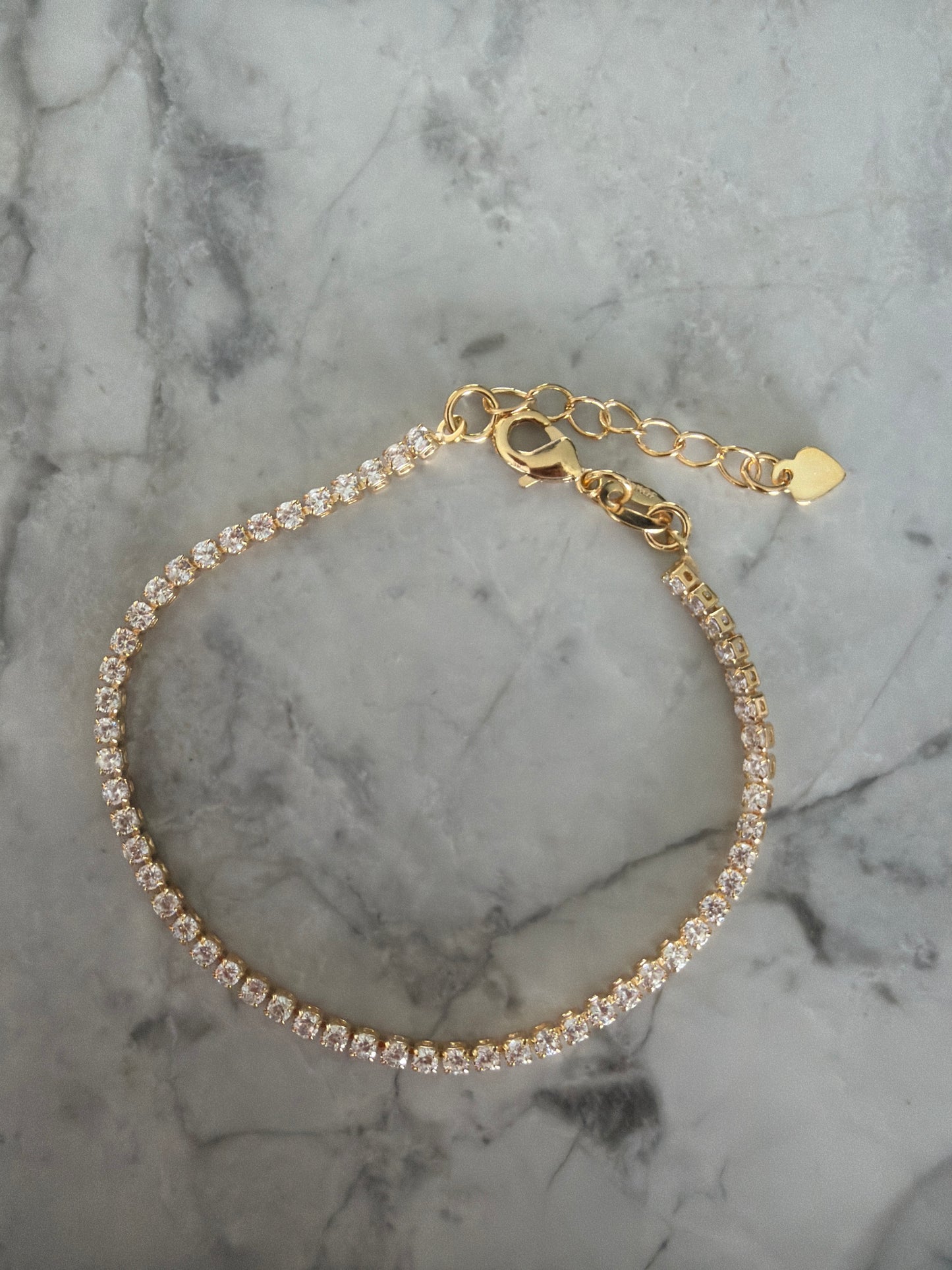 Sezzy Cute Tennis Bracelet | 18k Gold-Filled