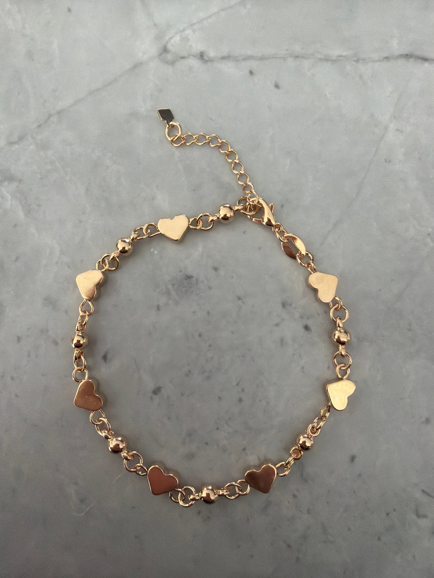 Dalia Hearts Bracelet | 18k Gold-Filled