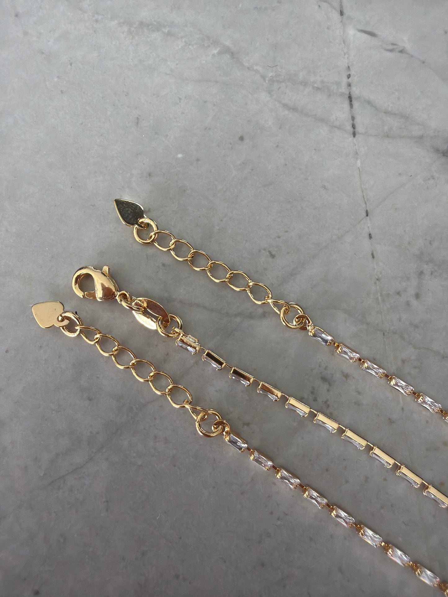 Izzy Dainty Tennis Bracelet | 18k Gold-Filled