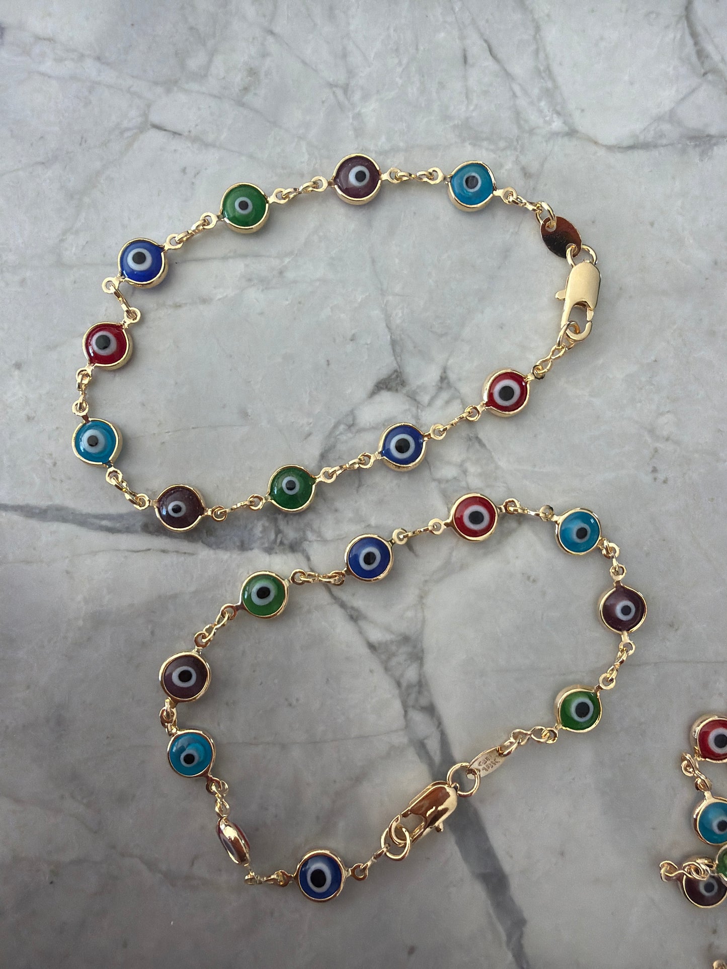 Evil Eye Gold Bracelet | 18k Gold-Filled