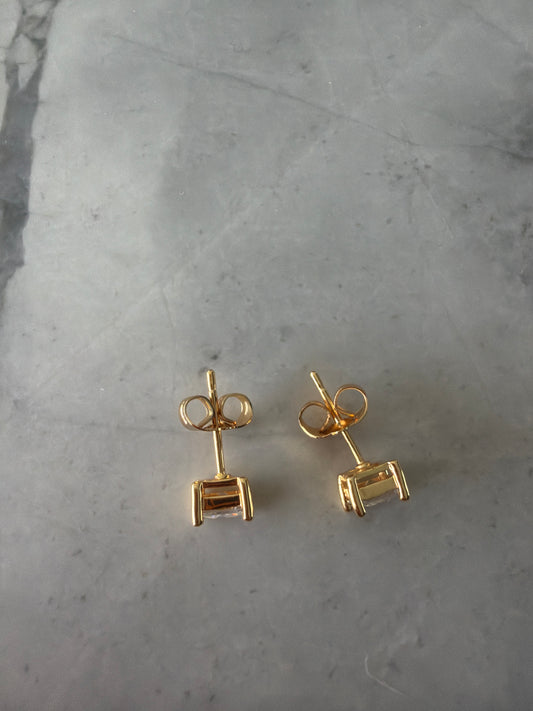 Everyday Hypoallergenic Square Stud Earrings | 18k Gold-Filled