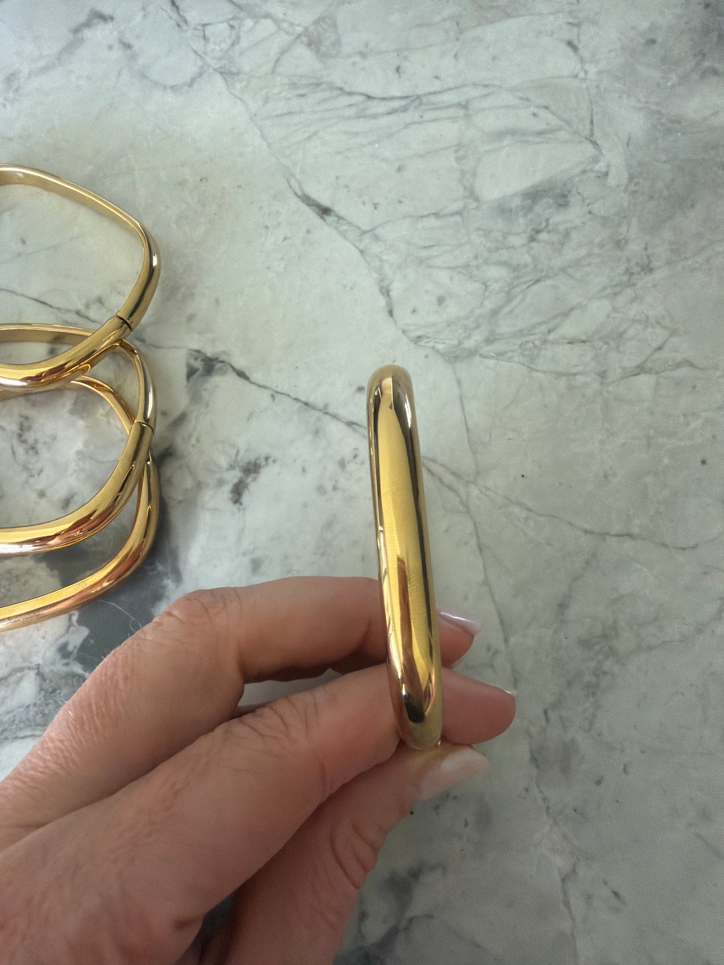 Openable Gold Classic Bangle SALE