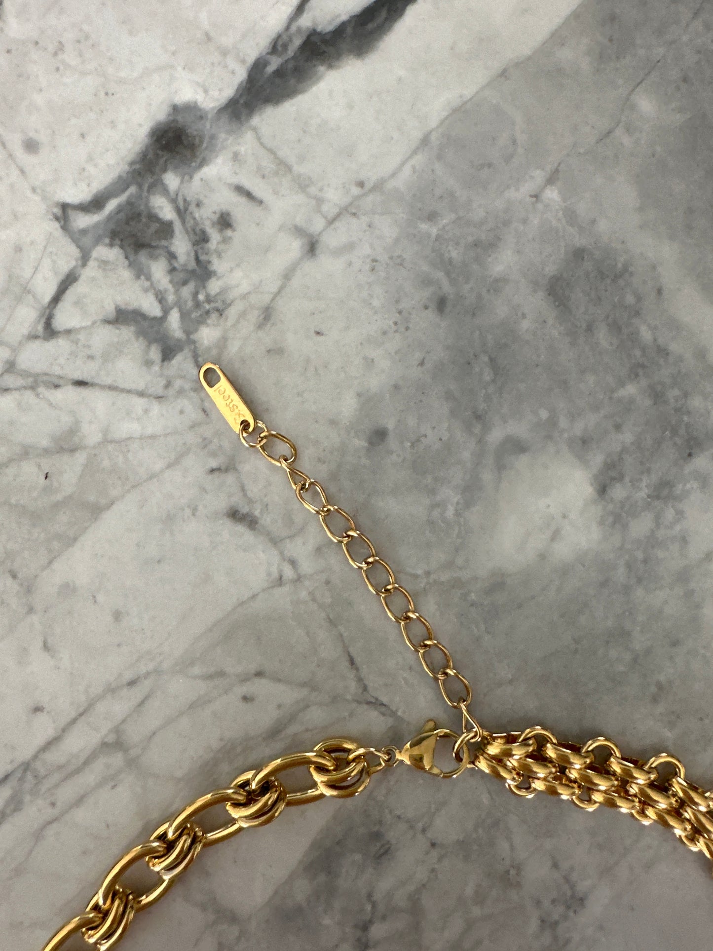 Lauren Baroque Pearl Statement Necklace Gold