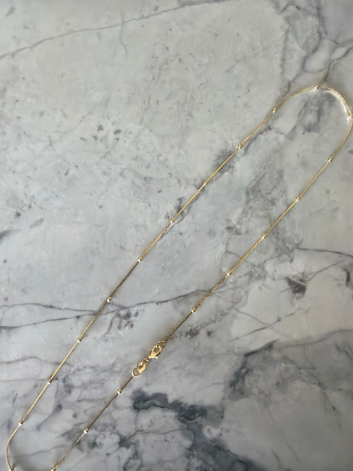 Alissa 18k Gold Filled Bead Accent Necklace