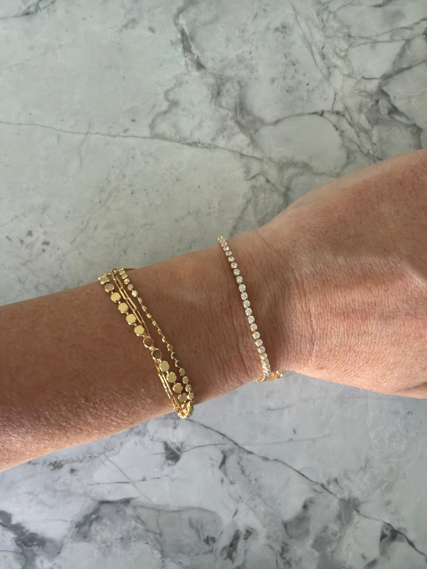 Sezzy Cute Tennis Bracelet | 18k Gold-Filled