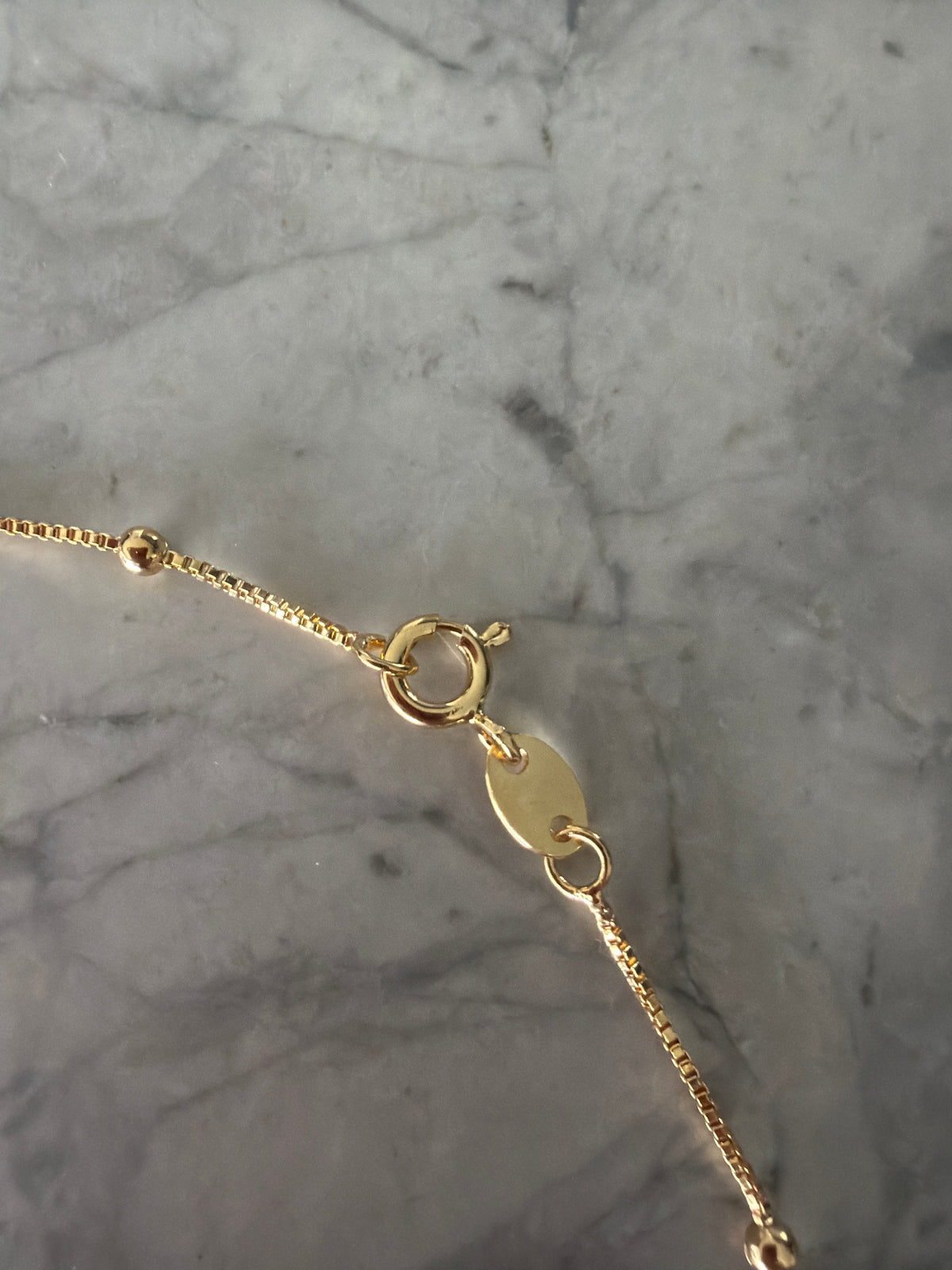 Danny Dainty Bead Accent Necklace | 18k Gold-filled