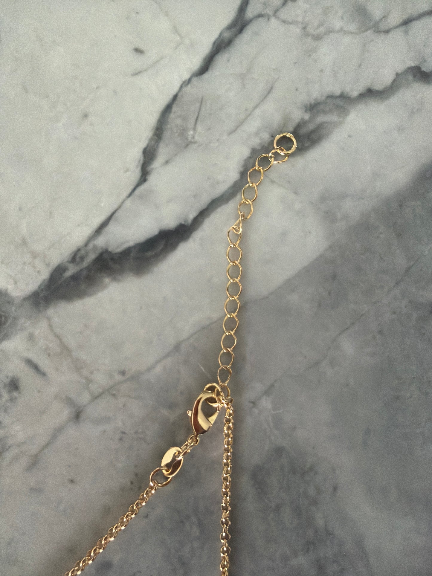 Pearl hoop necklace - back in stock