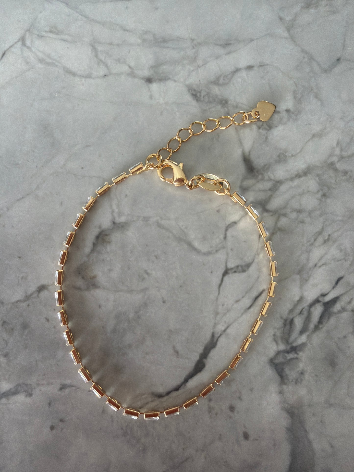 Izzy Dainty Tennis Bracelet | 18k Gold-Filled