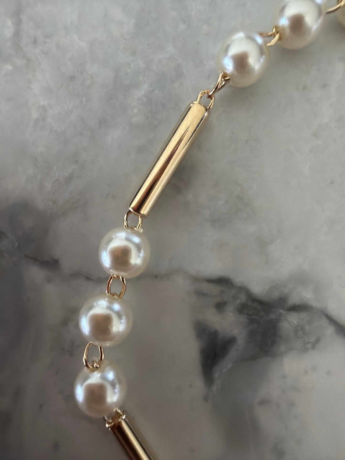 Amy Pearl Stitch Bracelet | 18k Gold-Filled