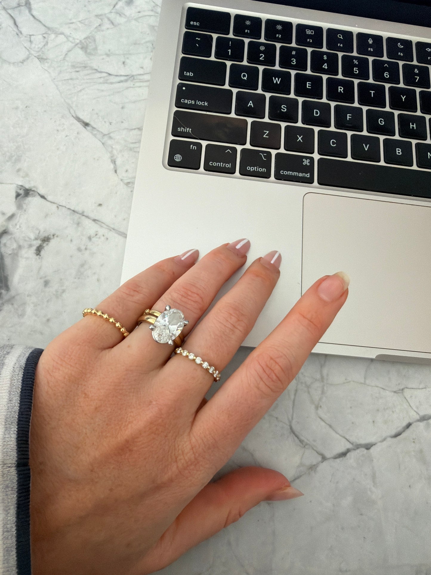 Mila Beaded Pinky & Stackable Ring | 18k Gold-Filled