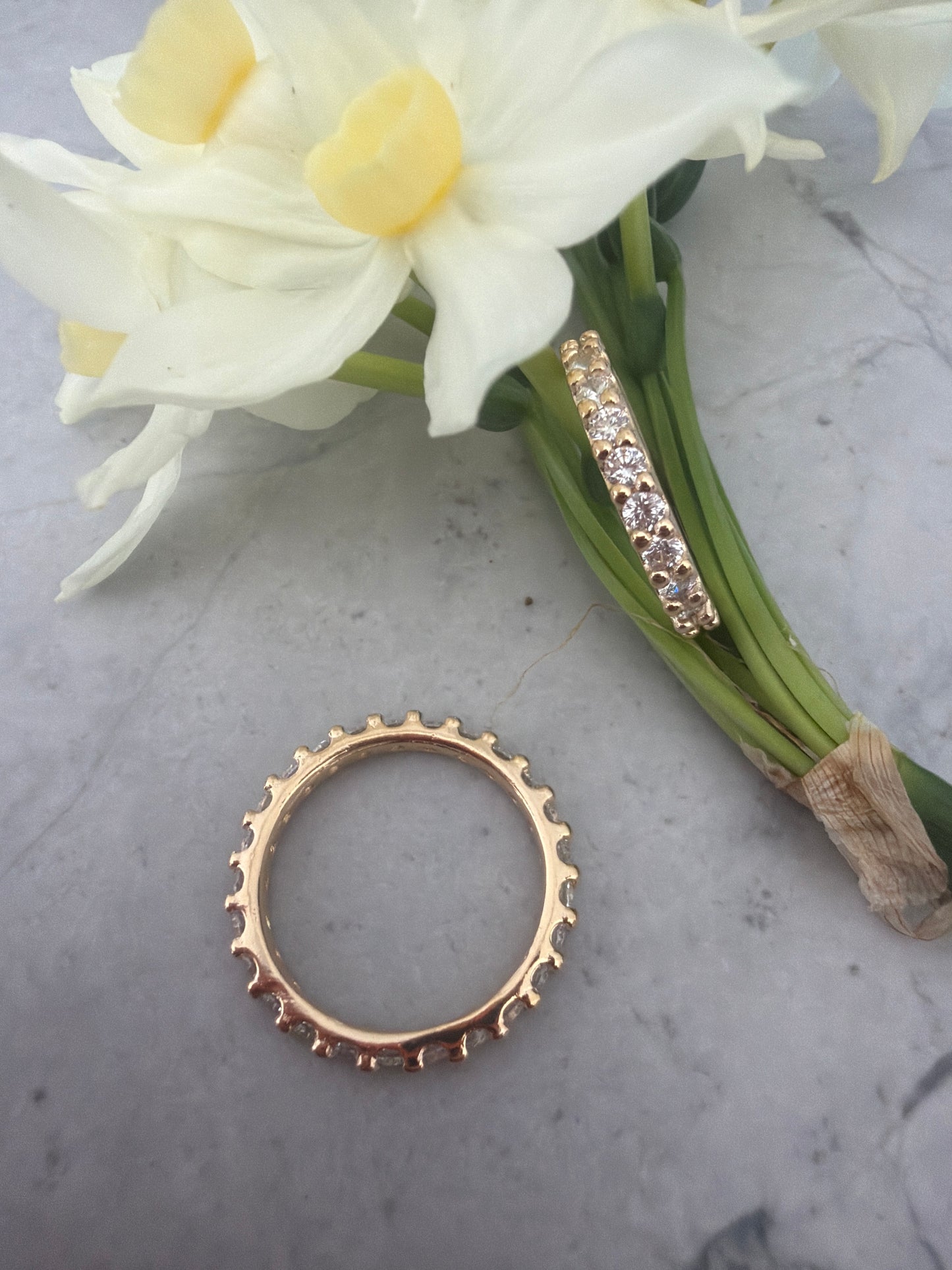 Arabella Eternity Ring | 18k Gold-Filled