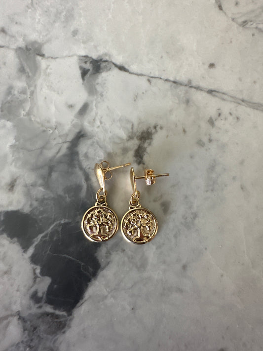Coin Earrings Gold - Sample Sale