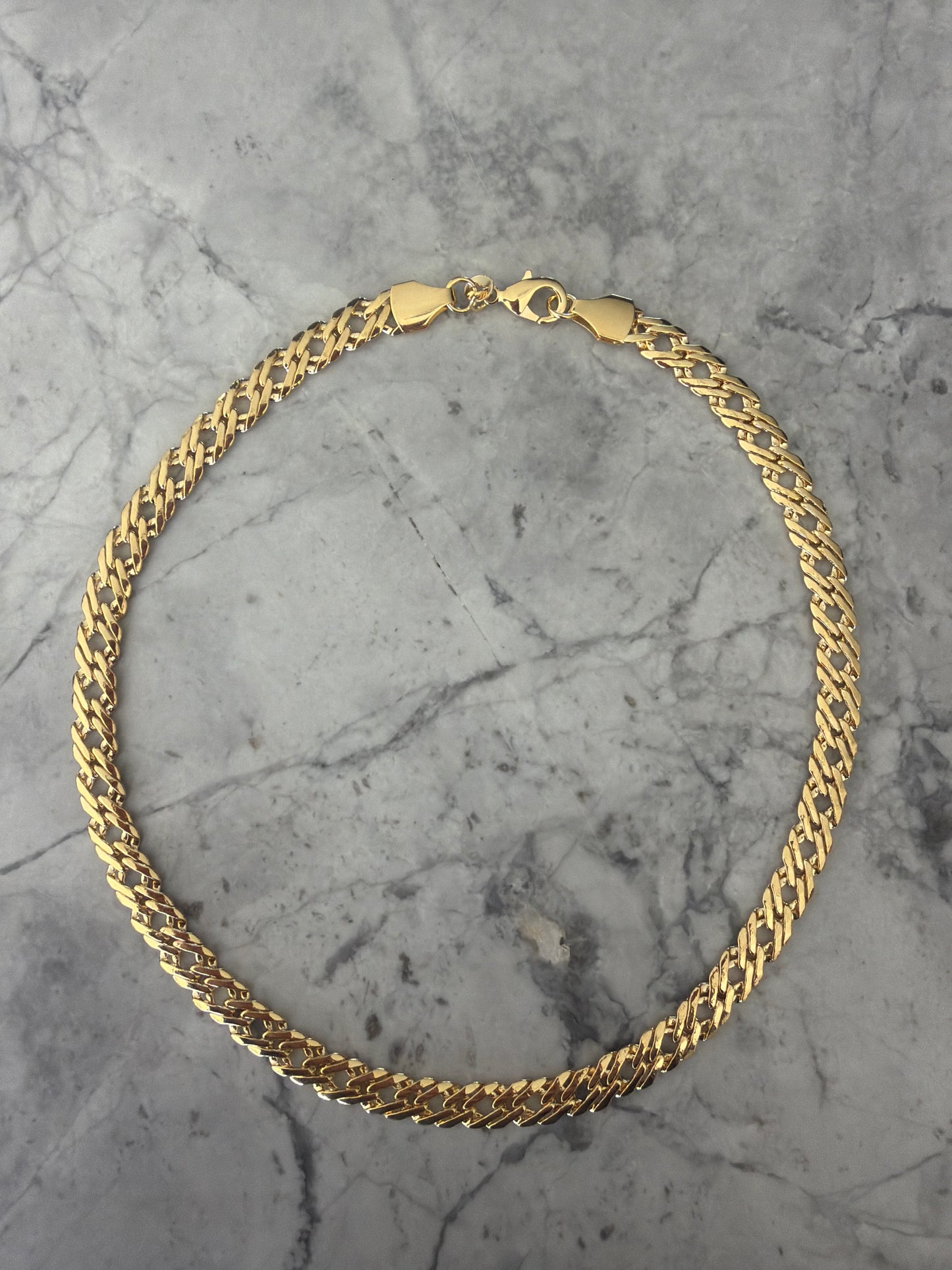 JLee Double Curb Link Chain Necklace | 18k Gold-Filled