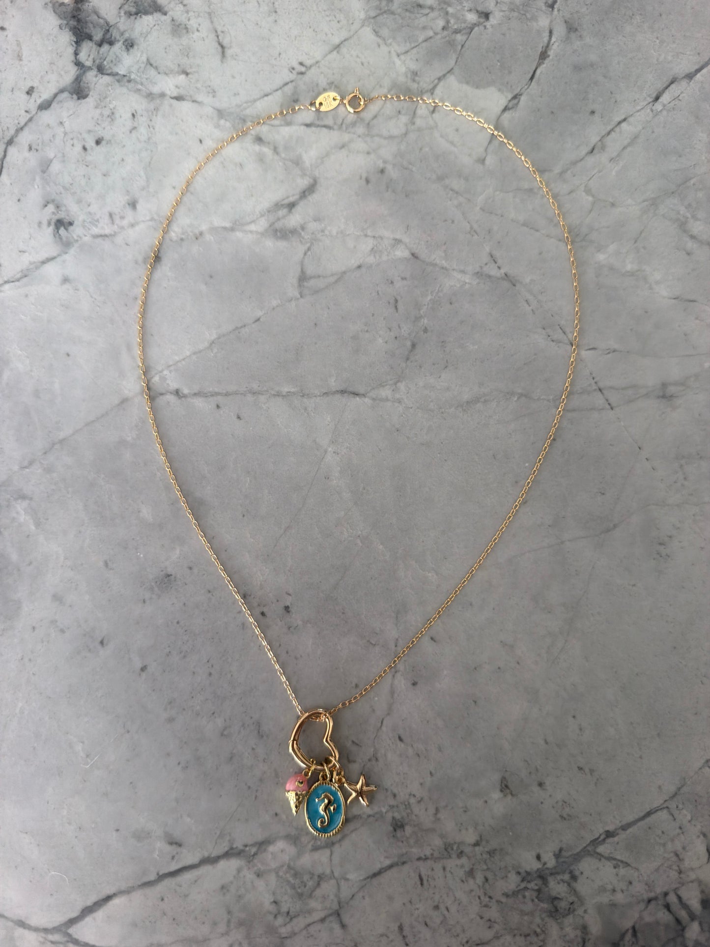 Custom Whimsy Charm Necklace | 18k Gold Filled