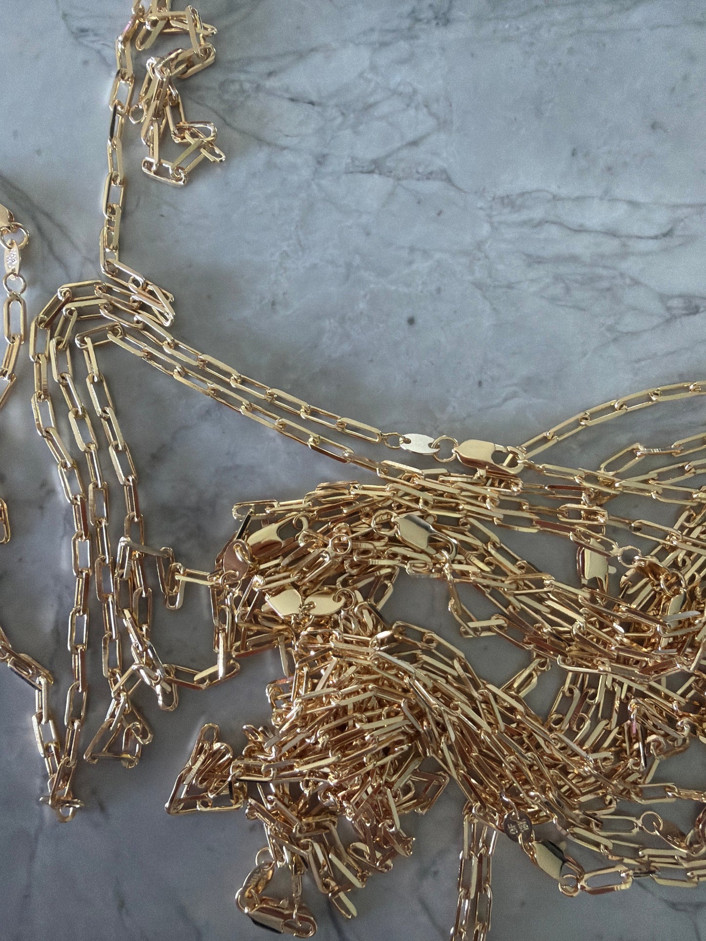 Rae Stackable Paperclip Links Necklace