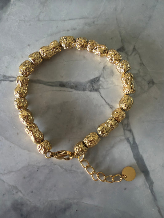 Cabo 24k lava bead bracelets