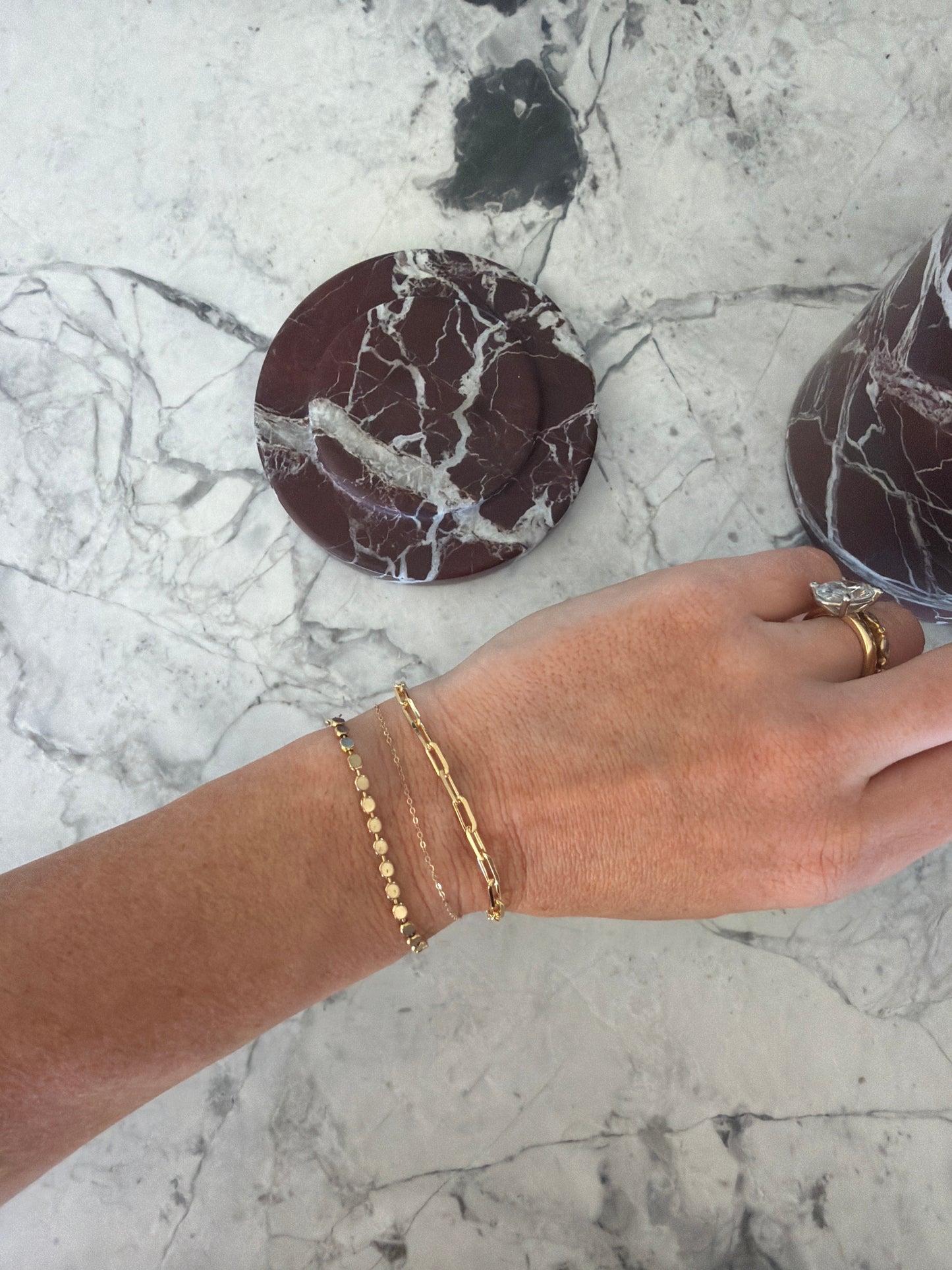 Nicole Paperclip Chain Bracelet | 18K Gold-Filled - Sale