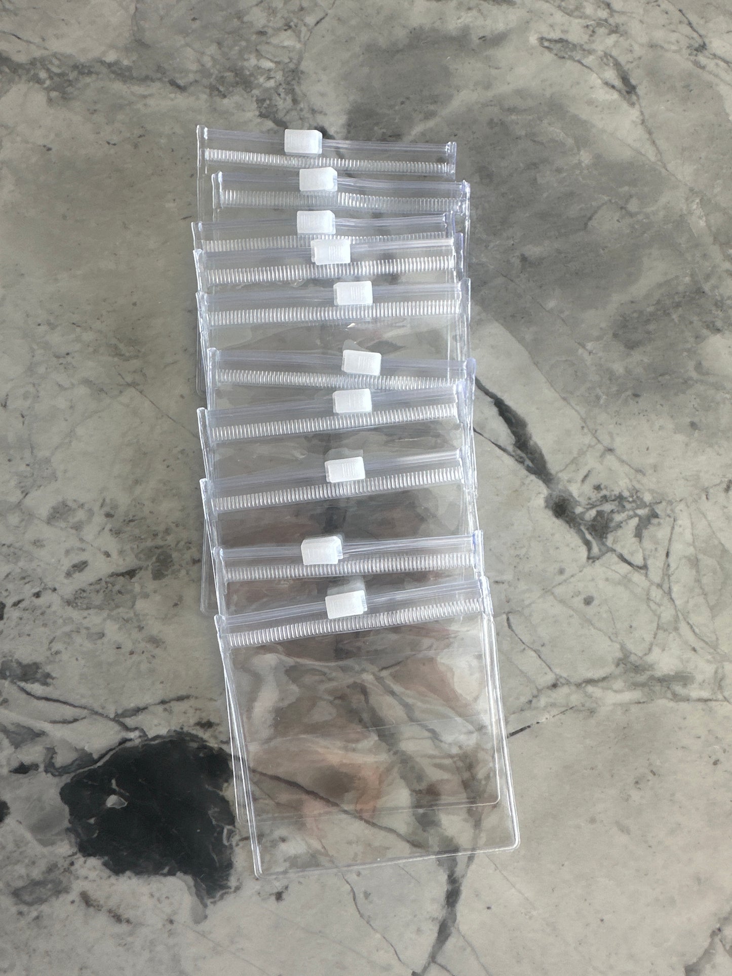 Jewellery Travel Storage Clear Pouches Large