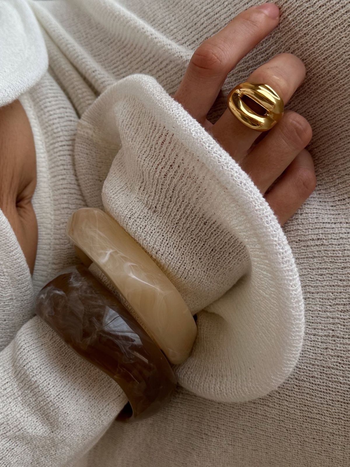 Statement Resin Bangles (set of 2) MAFS SALE