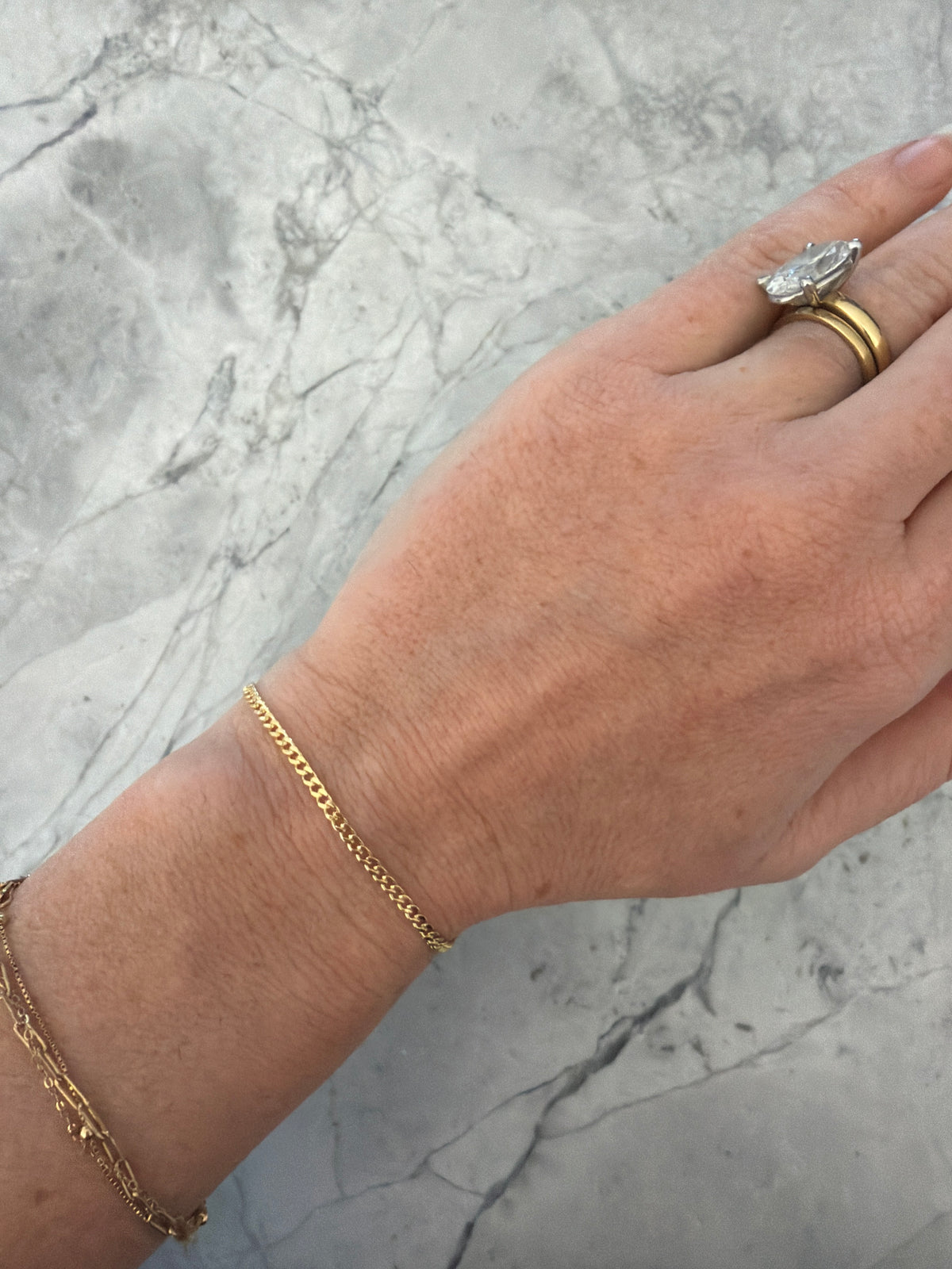 Dainty Curtis Cuban Chain Bracelet | 18k Gold-Filled