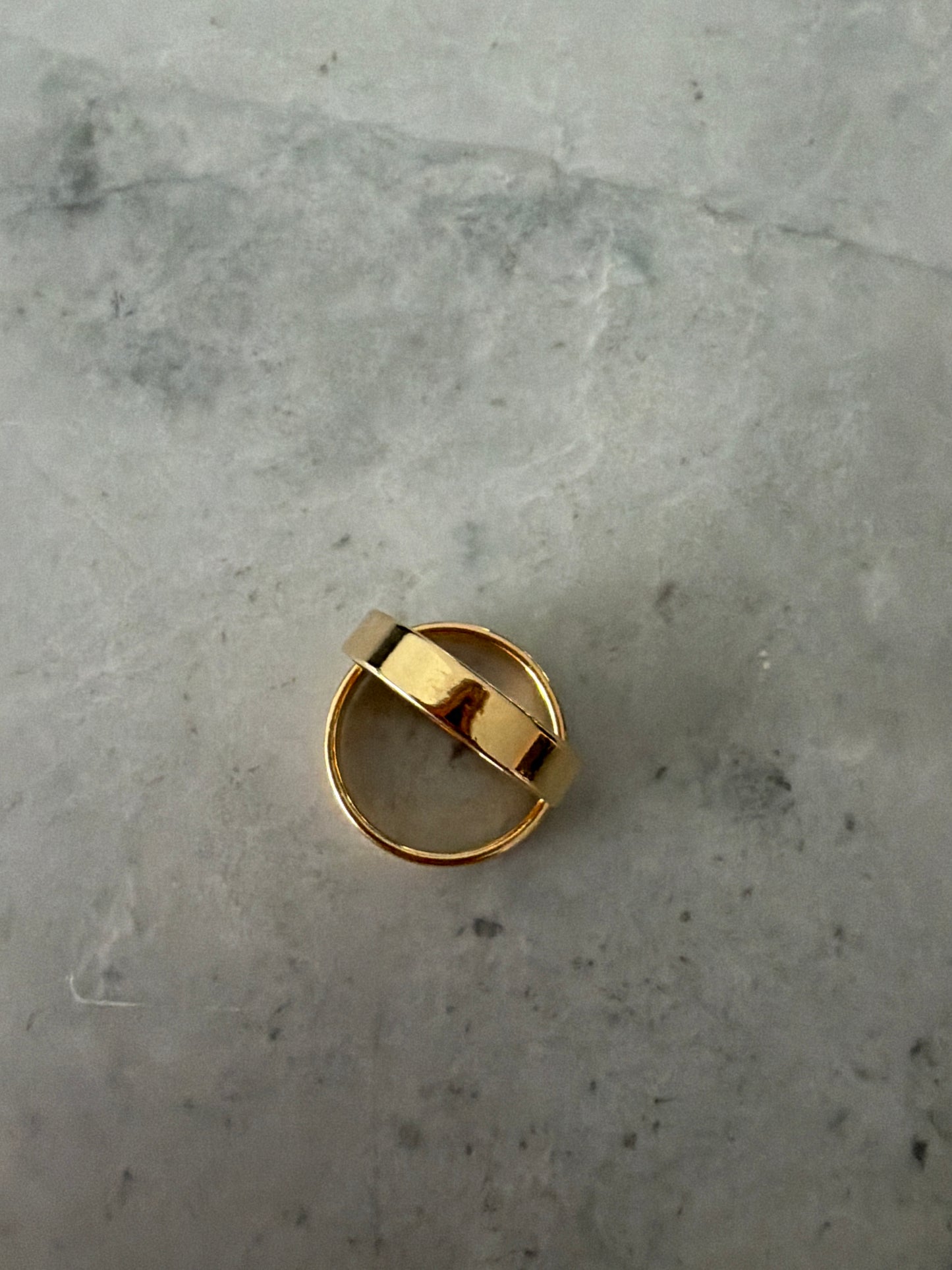 Sunny Wide Band Pinky Ring | 18k Gold-Filled
