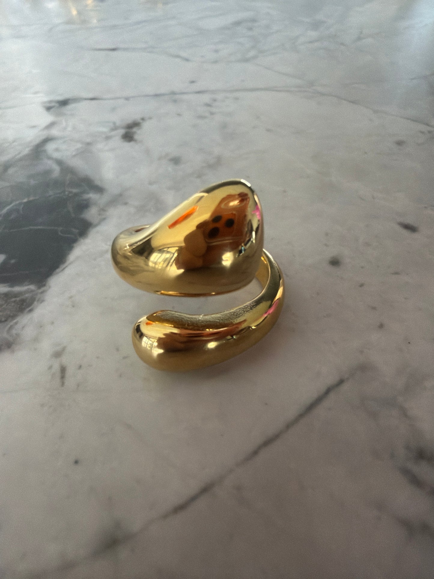 Charlie Statement Chunky Ring Gold
