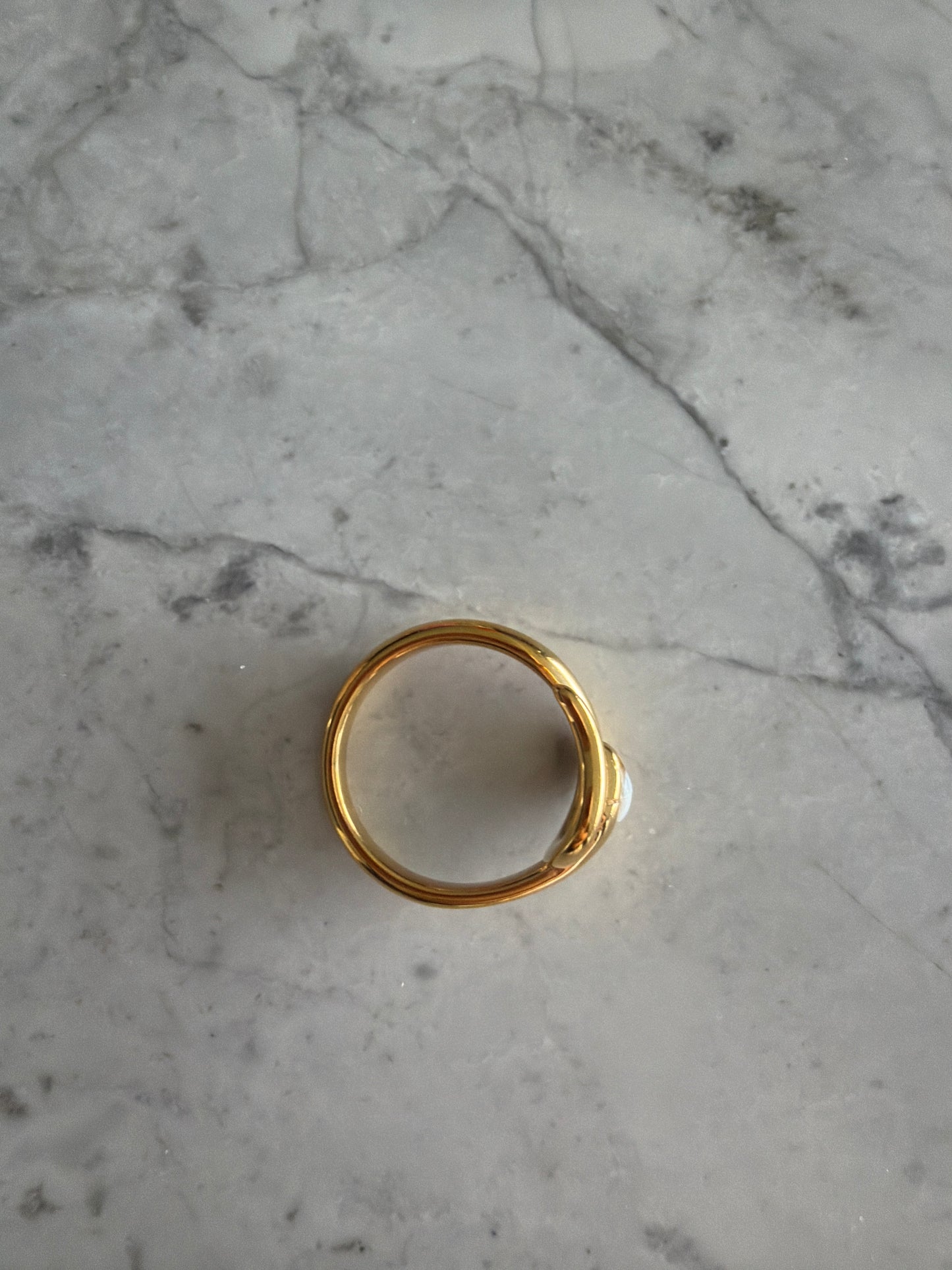 Snake Link Ring Gold SALE