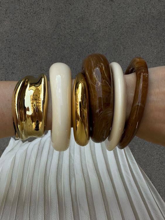 Statement Resin Bangles (set of 2) MAFS SALE