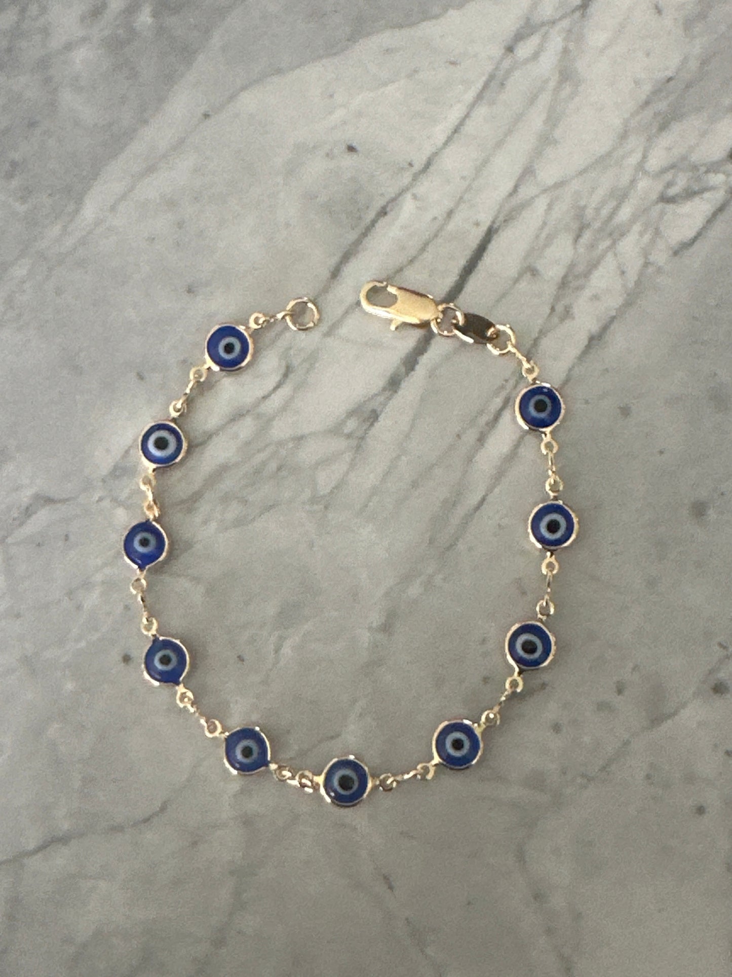 Evil Eye Gold Bracelet