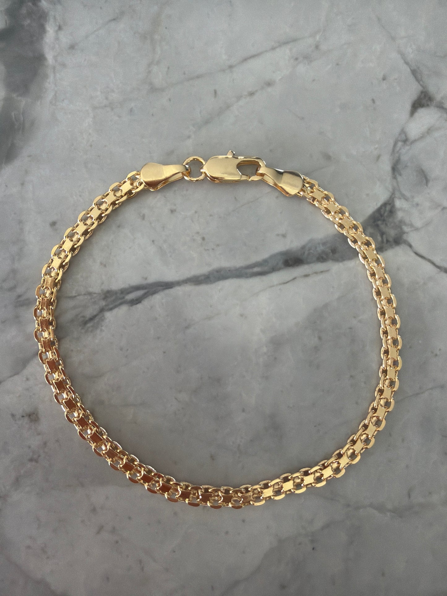 Kelly 18K Gold-Filled Singapore Chain Bracelet SALE