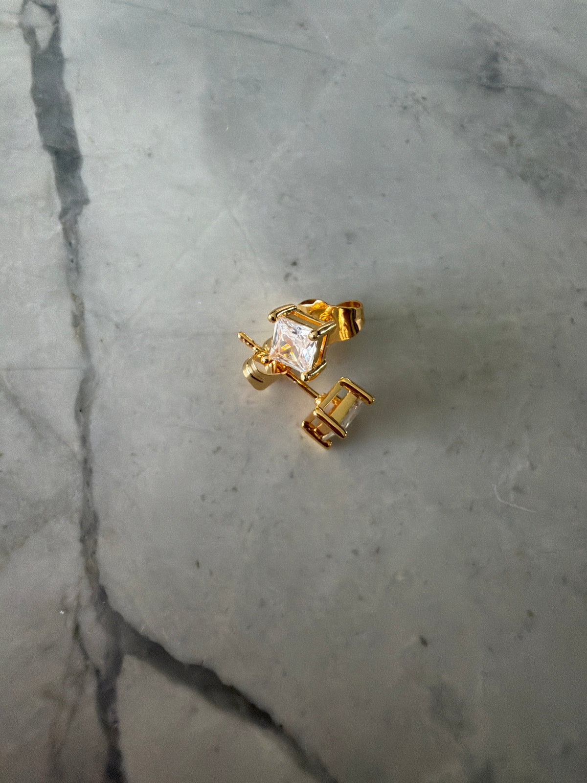 Everyday Hypoallergenic Square Stud Earrings | 18k Gold-Filled