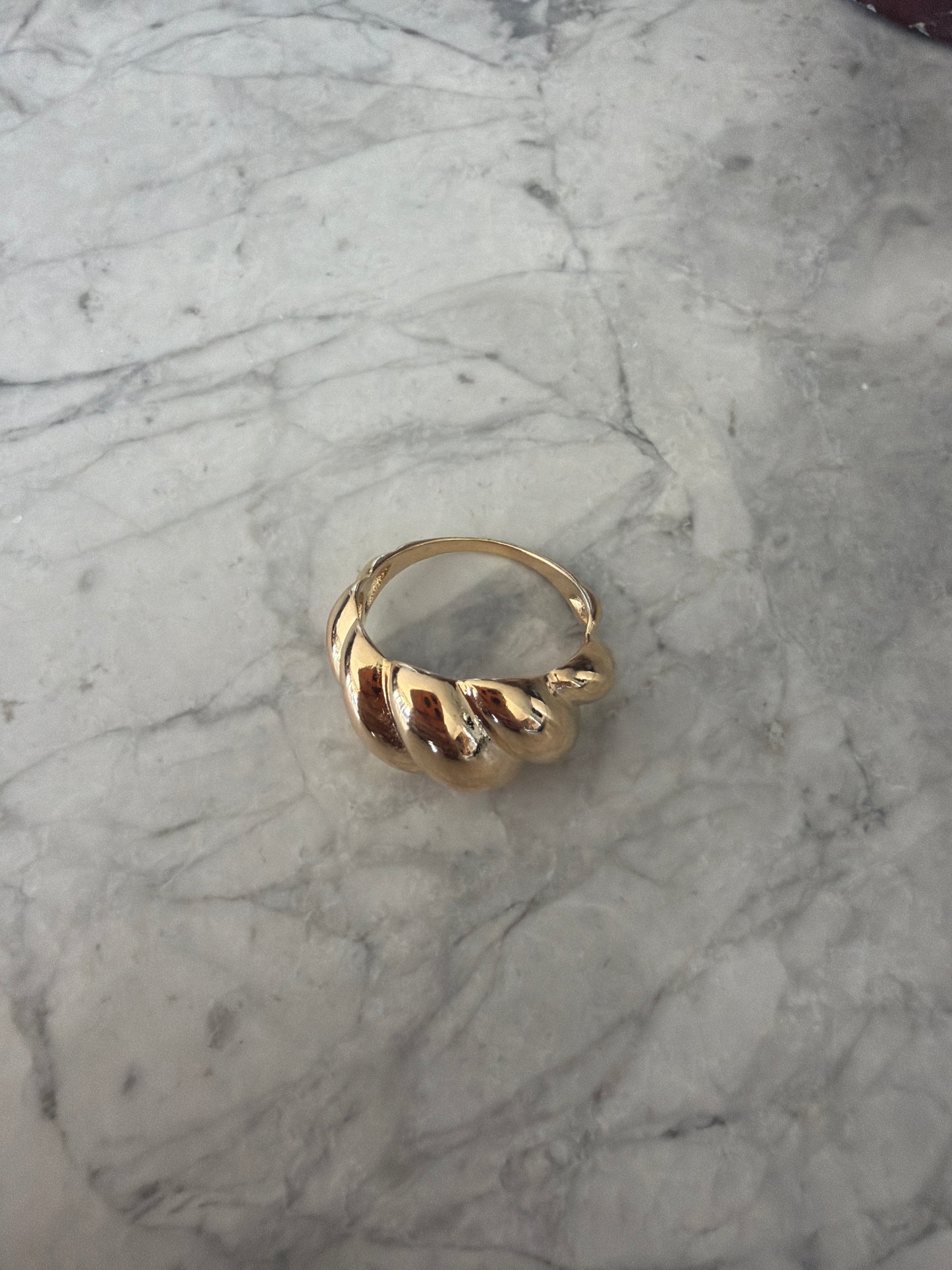 Croissant Statement Ring | 18K Gold-Laminate