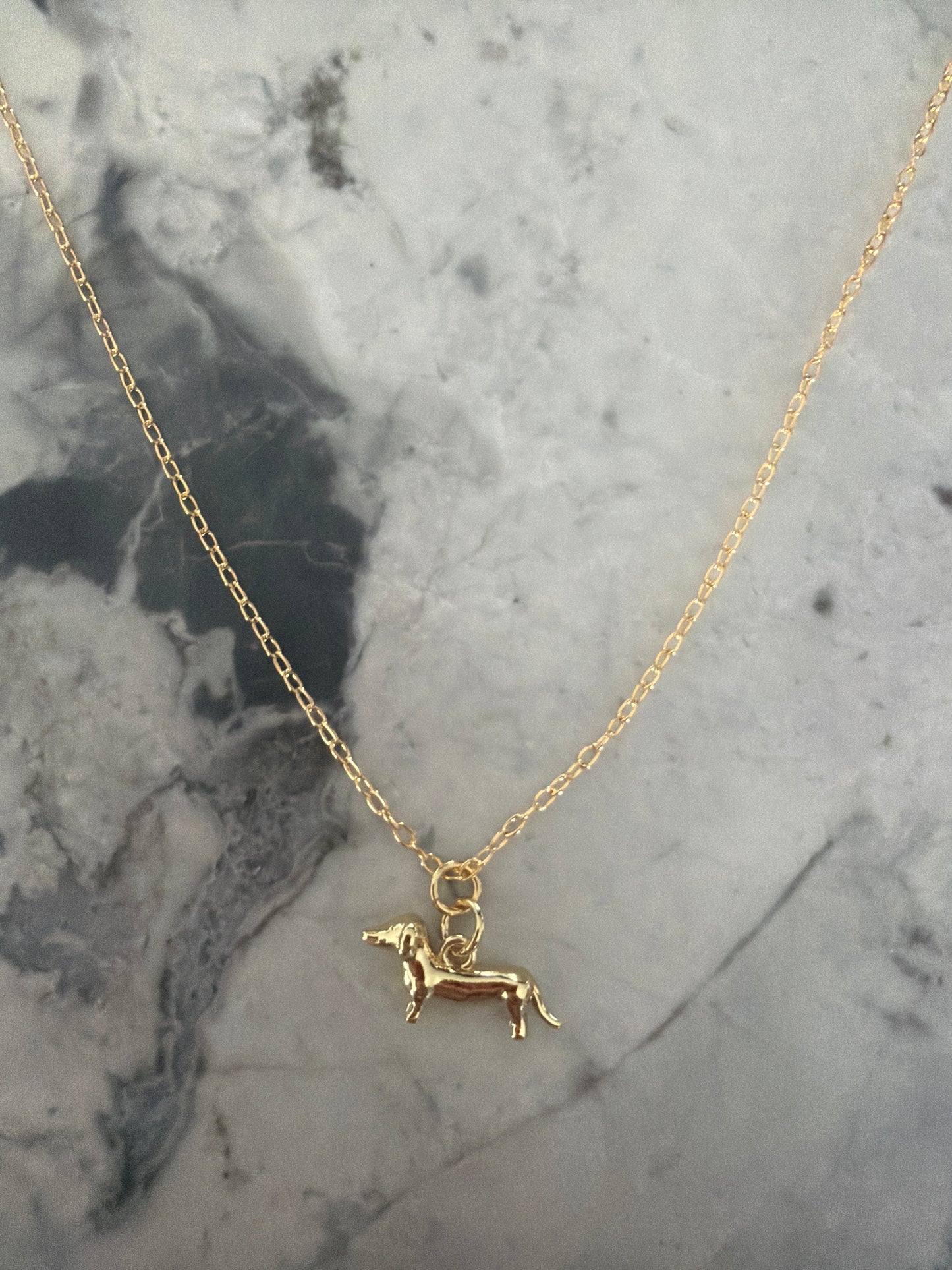 Dashie Dog Necklace | 18k Gold-Filled
