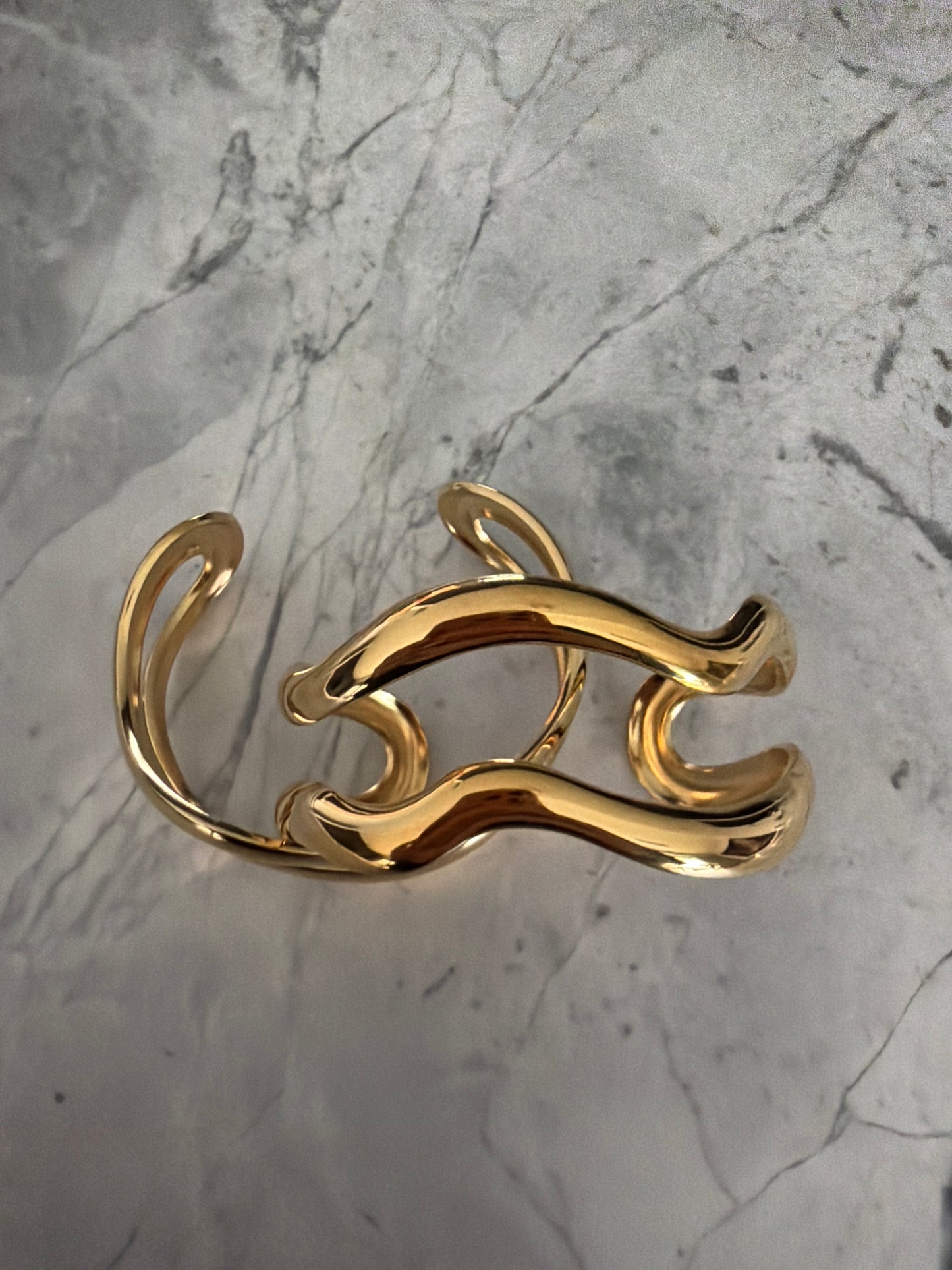 Miranda Wave Cuff Set | 18k Gold-Coated