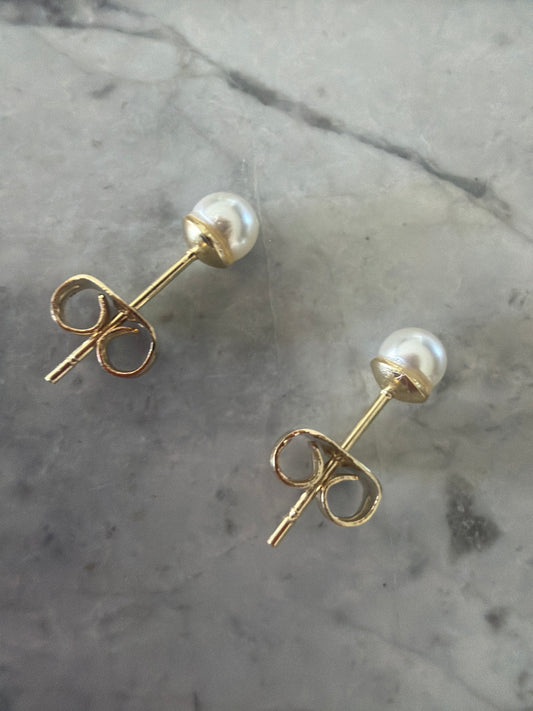 Iris Mallorca Pearl Earrings | 18k Gold-Filled