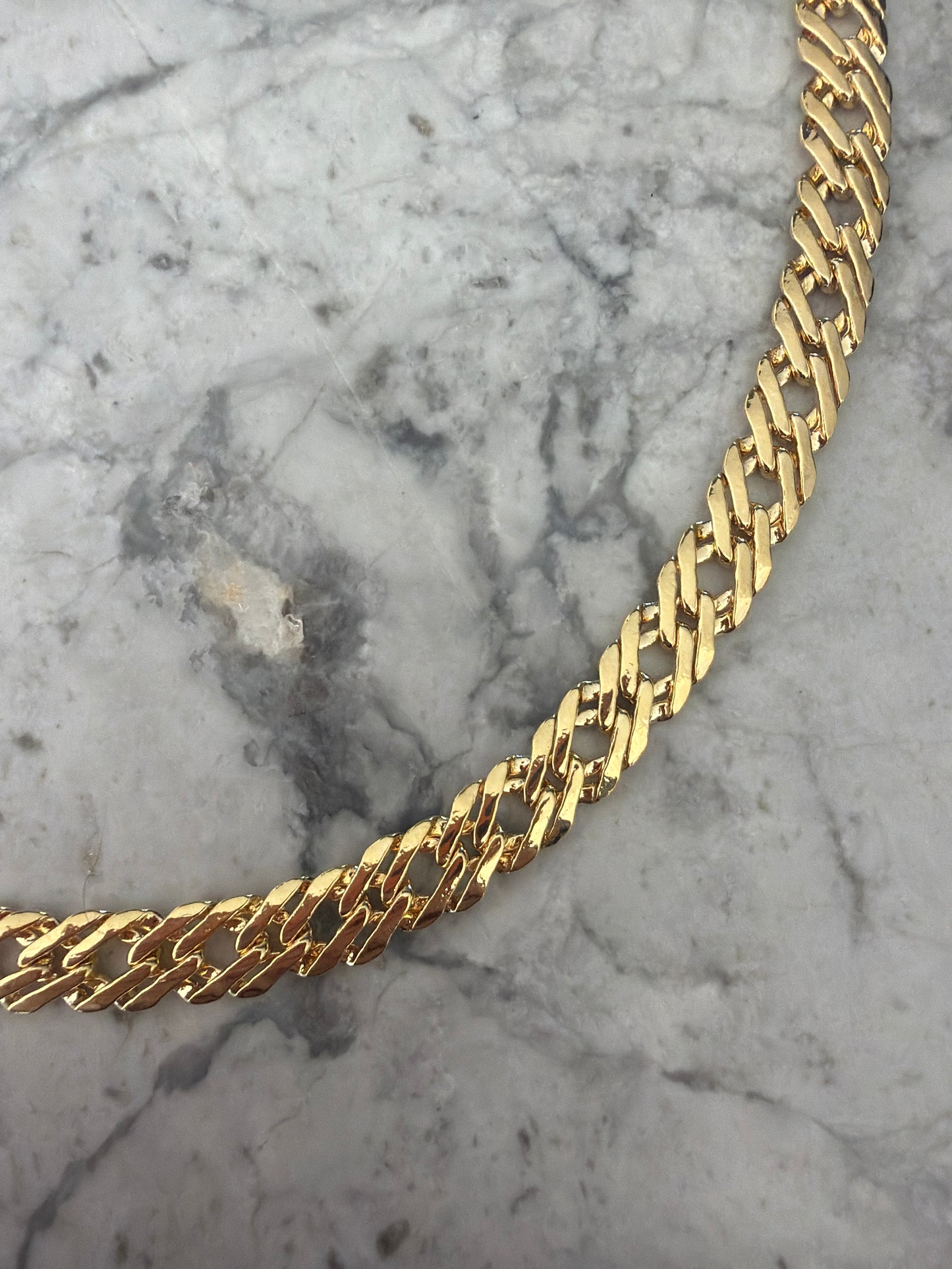 JLee Double Curb Link Chain Necklace | 18k Gold-Filled