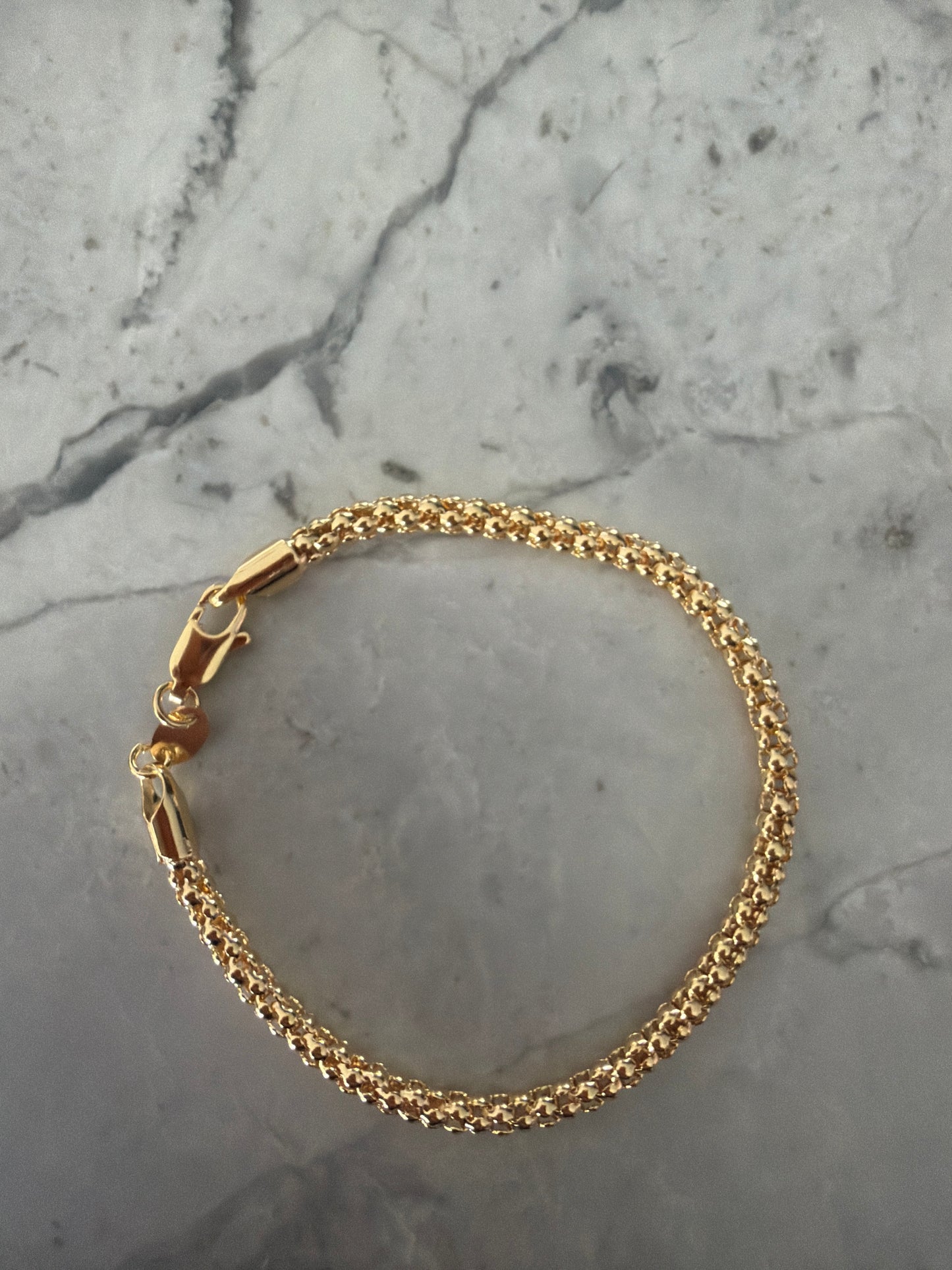 Silvia Bracelet 18k gold filled