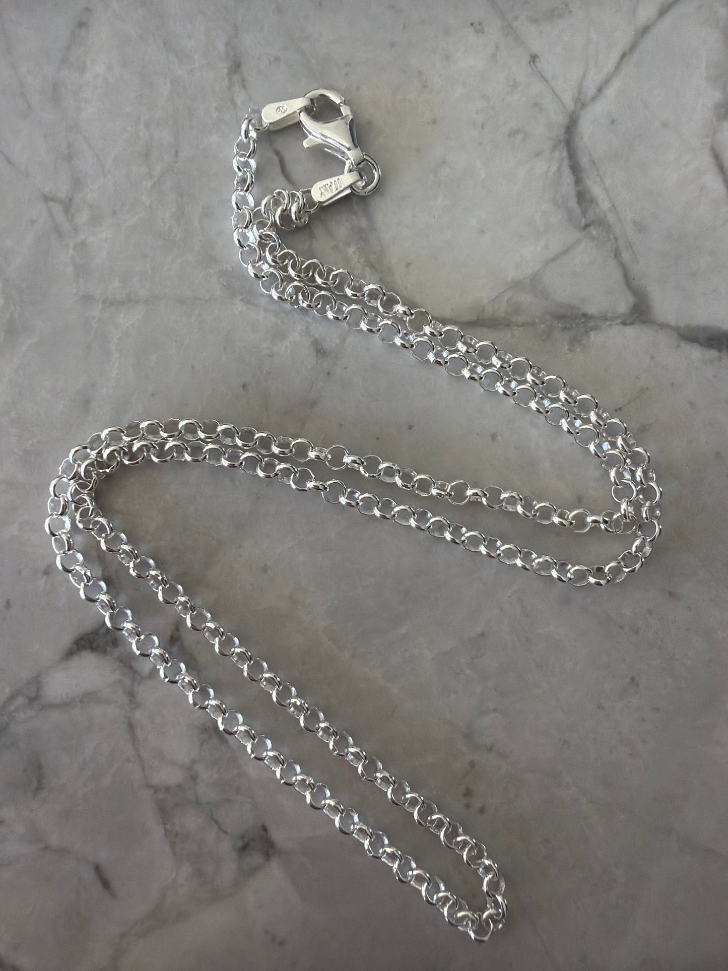 Naomi Rolo Chain Necklace | Sterling Silver
