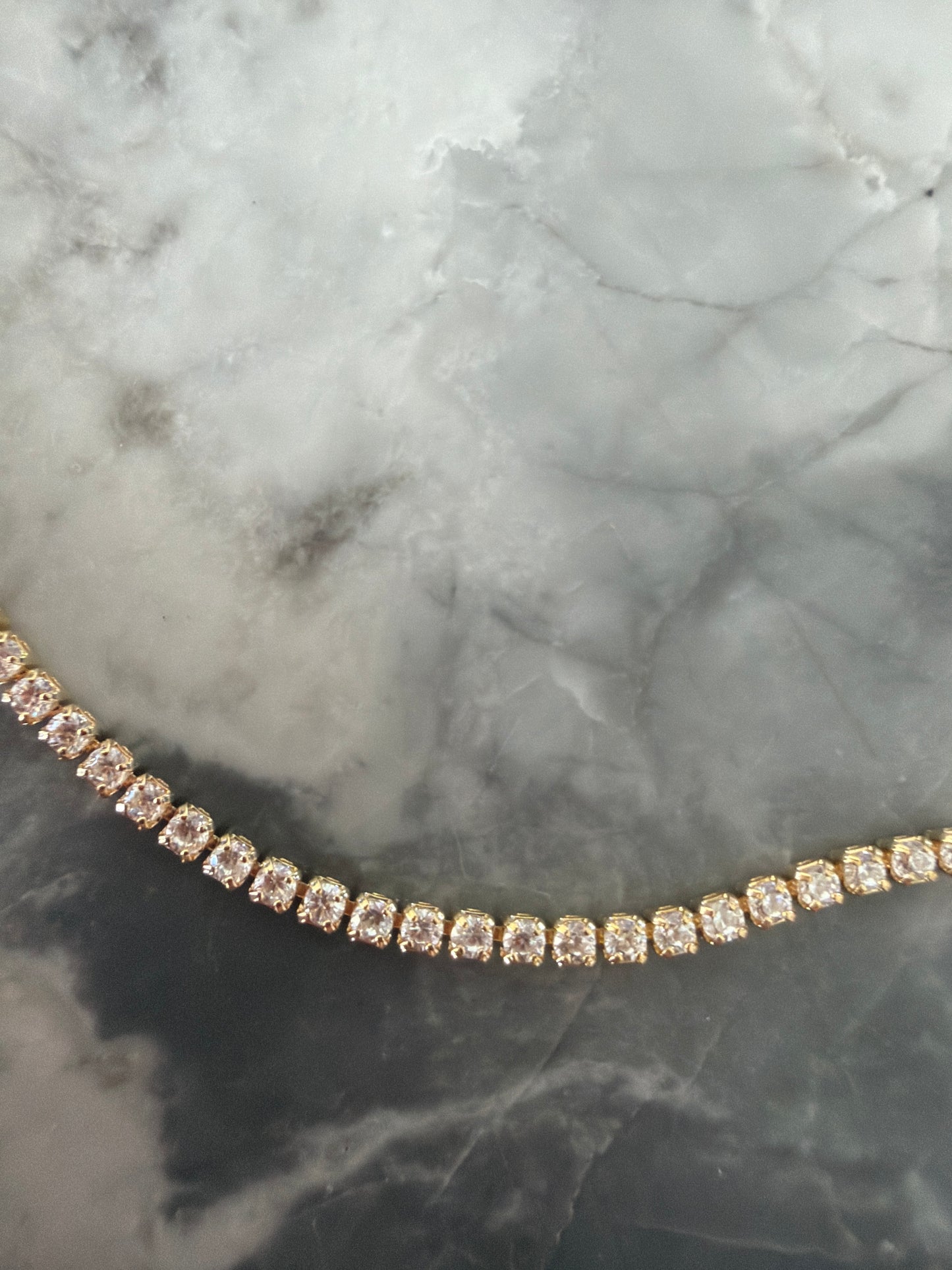 Francesca Dainty Tennis Bracelet | 18k gold-filled SALE