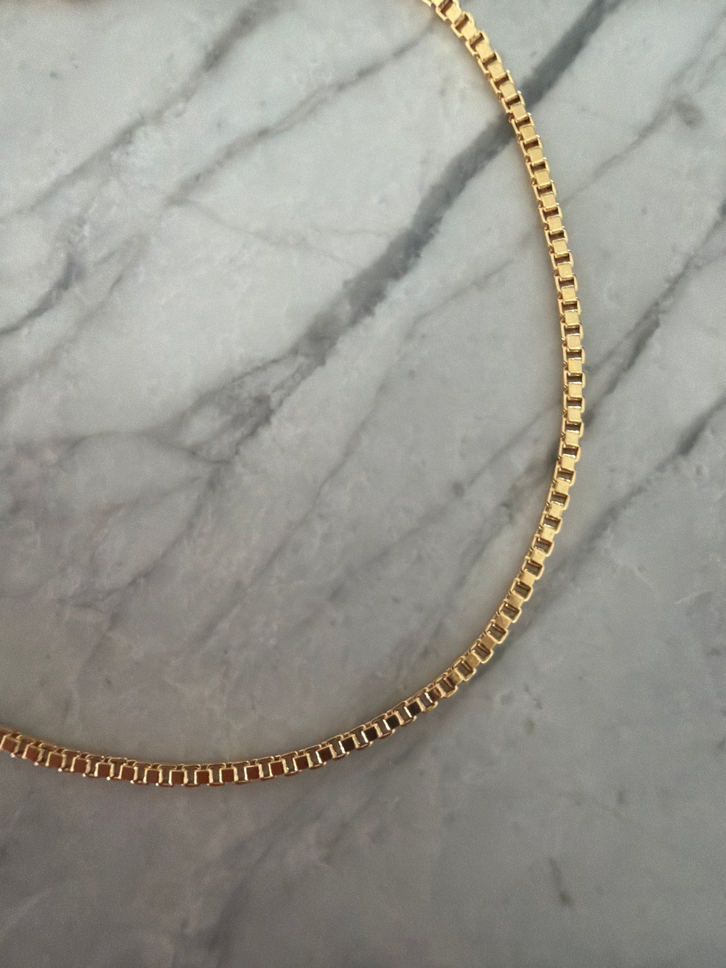 Box Chain Bracelet | 18k Gold-Filled (Sample sale)